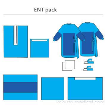 일회용 외과 멸균 Ent 일반 드레이프 팩